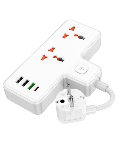 Купити МЗП Hoco AC12A Reise (PD30W/1C3A) +Socket