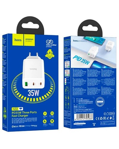 Купити МЗП Hoco N33 Start PD35W (1USB-A/2C)