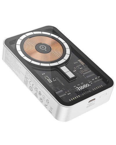 Купити Портативний ЗП Power Bank Hoco Q10A Transparent PD20W з БЗП 10000 mAh