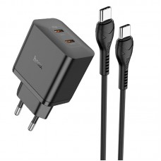 МЗП Hoco N35 Streamer PD45W (2USB-C) + кабель Type-C to Type-C
