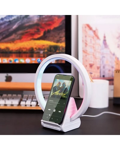 Купити БЗП WIWU Wi-W021 2 in 1 Wireless Charger+Bluetooth Speaker