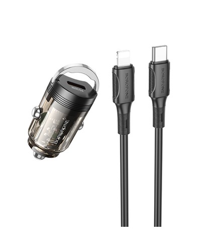 Купити АЗП Borofone BZ29 Ray PD30W (1USB-C) + кабель Type-C to Lightning
