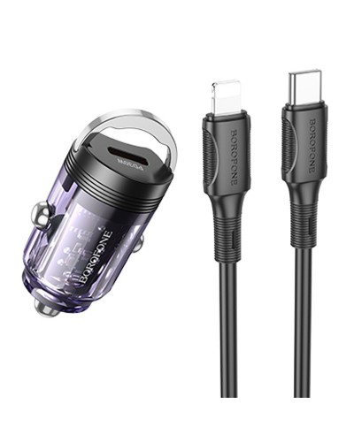 Купити АЗП Borofone BZ29 Ray PD30W (1USB-C) + кабель Type-C to Lightning