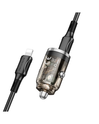 Купити АЗП Borofone BZ29B Outstanding PD36W (2USB-C) + кабель Type-C to Lightning