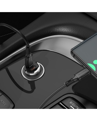 Купити АЗП Borofone BZ29B Outstanding PD36W (2USB-C) + кабель Type-C to Type-C