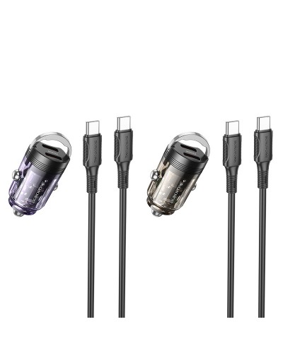 Купити АЗП Borofone BZ29B Outstanding PD36W (2USB-C) + кабель Type-C to Type-C