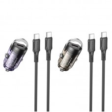 АЗП Borofone BZ29 Ray PD30W (1USB-C) + кабель Type-C to Type-C
