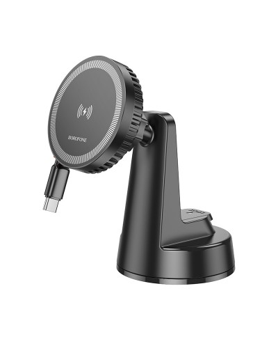 Купити Автотримач з БЗП Borofone BH208 Mona retractable (center console)