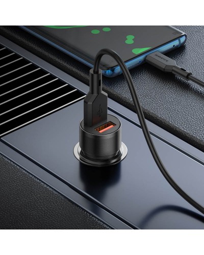Купити АЗП Borofone BZ19 Wishdom (2USB-A) + кабель USB to Type-C