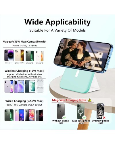 Купить Портативное ЗУ Power Bank JJT-A27-1 Gradient PD20W+QC 22.5W с БЗУ 10000 mAh