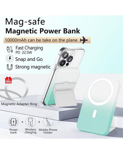 Купить Портативное ЗУ Power Bank JJT-A27-1 Gradient PD20W+QC 22.5W с БЗУ 10000 mAh