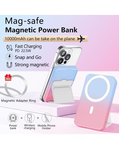 Купить Портативное ЗУ Power Bank JJT-A27-1 Gradient PD20W+QC 22.5W с БЗУ 10000 mAh