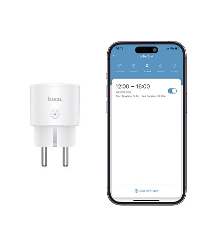 Купити МЗП Hoco AC16 Veloz smart socket