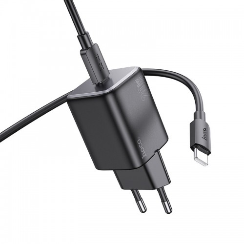 Купить СЗУ Hoco N40 Mighty PD20W (1USB-C) + кабель Type-C to Type-C