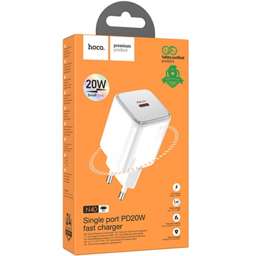 Купить СЗУ Hoco N40 Mighty PD20W (1USB-C)