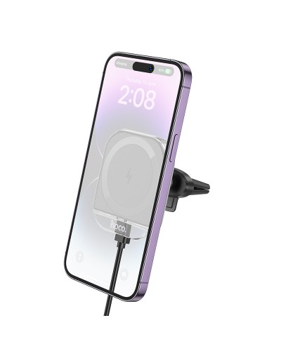 Купити Автотримач з БЗП Hoco HW17 Crystal (air outlet)