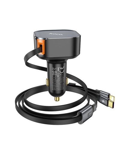 Купить АЗУ Hoco NZ13 Clever PD30W + выдвижные кабеля Type-C and Lightning