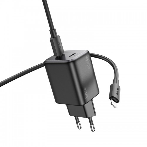 Купить СЗУ Hoco N42 Elogiado PD45W (2USB-C) + кабель Type-C to Lightning Купить СЗУ Hoco N42 Elogiado PD45W (2USB-C) + кабель Type-C to Lightning
