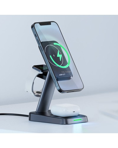 Купити БЗП Acefast E3 desktop 3-in-1 (with MagSafe)