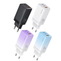 МЗП Usams US-CC180 65W 3 Ports GaN Sandru series (1USB-A/2C)