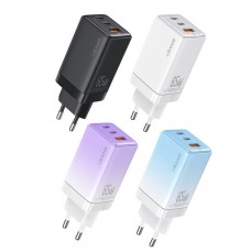 МЗП Usams US-CC180 65W 3 Ports GaN Sandru series (1USB-A/2C)