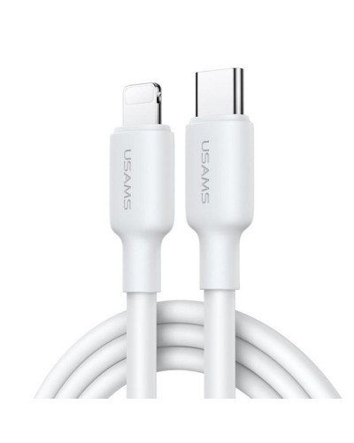Купити МЗП Usams US-CC186 PD30W (1USB-C) + кабель Type-C to Lightning
