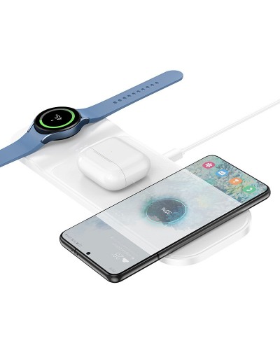 Купити БЗП Hoco CQ6 Power 3-in-1 wireless fast charger (for Samsung Watch)
