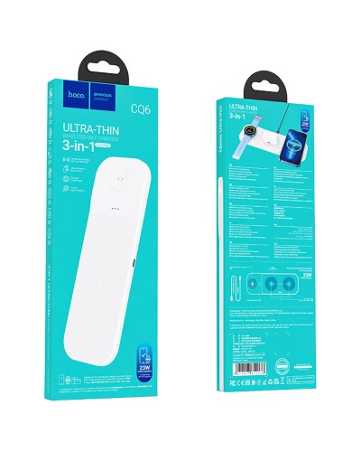 Купити БЗП Hoco CQ6 Power 3-in-1 wireless fast charger (for Samsung Watch)