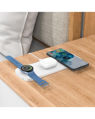 Купити БЗП Hoco CQ6 Power 3-in-1 wireless fast charger (for Samsung Watch)