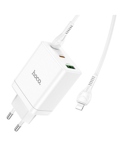 Купить СЗУ Hoco N33 Start PD35W (1USB-A/2C) + кабель Type-C to Lightning