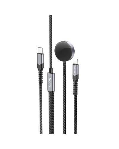 Купити БЗП Hoco CW54 2in1 for Apple Watch + Type-C / Lightning