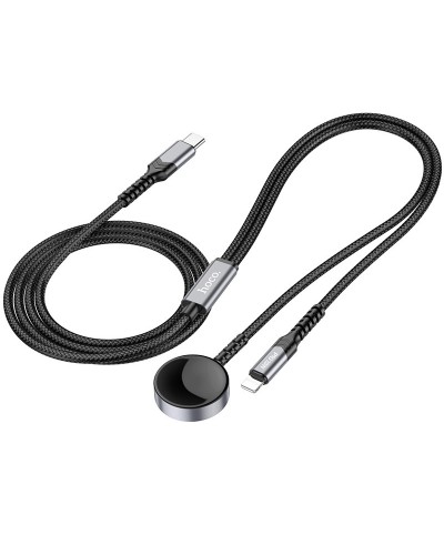 Купити БЗП Hoco CW54 2in1 for Apple Watch + Type-C / Lightning