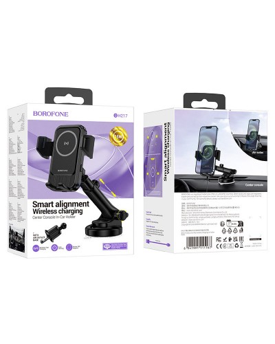 Купити Автотримач з БЗП Borofone BH217 Colby smart