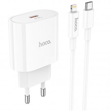 МЗП Hoco C94A Metro PD20W (1USB-C) + кабель Type-C to Lightning