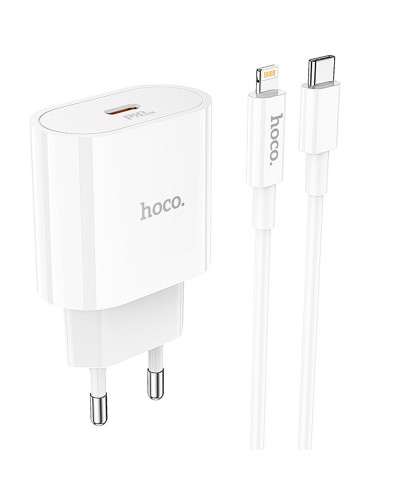 Купити МЗП Hoco C94A Metro PD20W (1USB-C) + кабель Type-C to Lightning