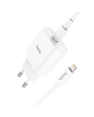 Купити МЗП Hoco C94A Metro PD20W (1USB-C) + кабель Type-C to Lightning