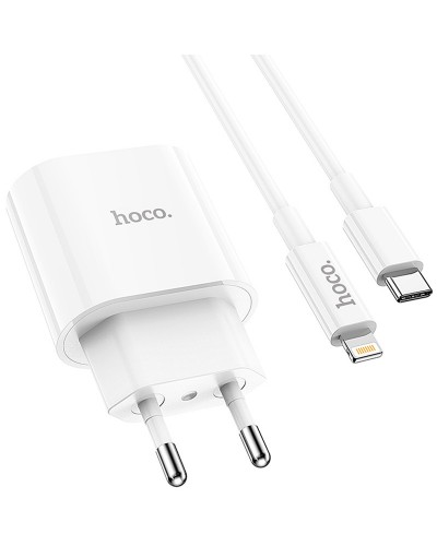 Купити МЗП Hoco C94A Metro PD20W (1USB-C) + кабель Type-C to Lightning