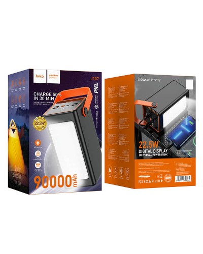 Купити Портативний ЗП Power Bank Hoco J107 Super 22.5W 90000 mAh