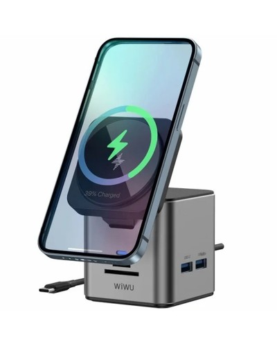 Купити БЗП + HUB WIWU Wi-W025 Cube 9in1 USB-C