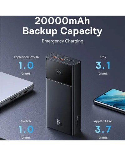 Купити Портативний ЗП Power Bank Baseus Star-Lord Digital Display 65W 20000 mAh (P10022906113-00)