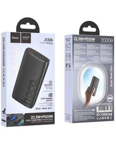 Купити Уцінка Портативний ЗП Power Bank Hoco J122A Respect 22.5W+PD20W 20000 mAh