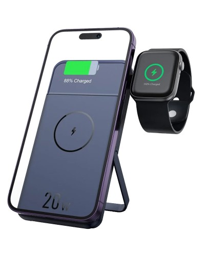 Купить Портативное ЗУ Power Bank JJT-MP01 2in1 20W с БЗУ+iWatch 10000 mAh