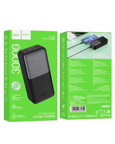 Купить Портативное ЗУ Power Bank Hoco J136B Sirui 22.5W+PD20W 30000 mAh