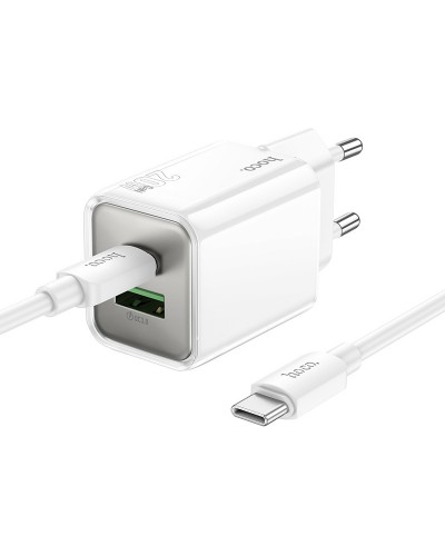 Купити МЗП Hoco N46 Glorious PD20W+QC3.0 (1USB-A/1C) + кабель Type-C to Type-C