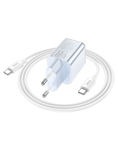 Купити МЗП Hoco N46 Glorious PD20W+QC3.0 (1USB-A/1C) + кабель Type-C to Type-C