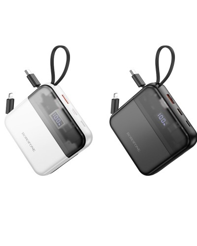 Купити Портативний ЗП Power Bank BOROFONE BJ64 Distinct 22.5W+PD20W with cable 10000 mAh
