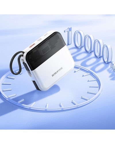 Купити Портативний ЗП Power Bank BOROFONE BJ64 Distinct 22.5W+PD20W with cable 10000 mAh