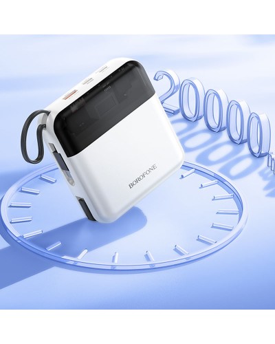 Купити Портативний ЗП Power Bank Borofone BJ64A Distinct 22.5W+PD20W with cable 20000 mAh