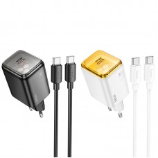 МЗП Hoco N54 Monsoon PD45W (1USB-C) + кабель Type-C to Type-C