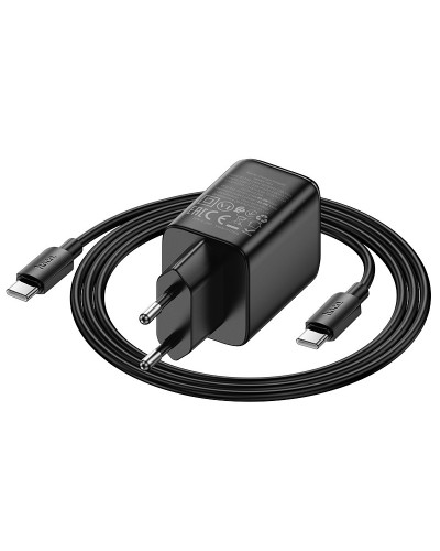 Купити МЗП Hoco N54 Monsoon PD45W (1USB-C) + кабель Type-C to Type-C